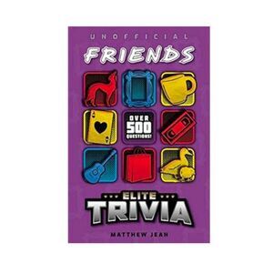 🔹️NWOT Unofficial Friends Elite Trivia Book Over 500 Questions Matthew Jean